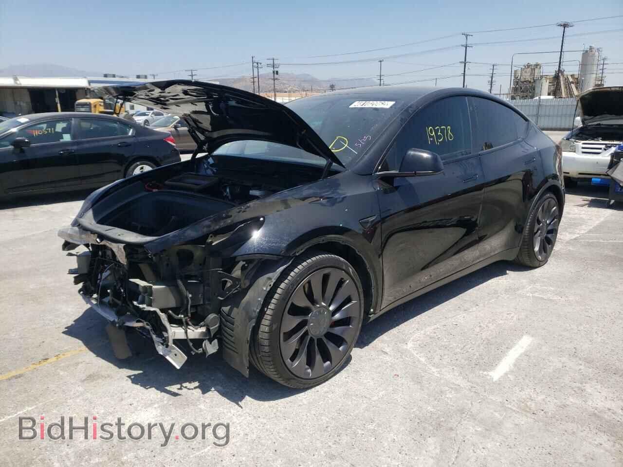 2021 TESLA MODEL Y - VIN: 5YJYGDEF9MF093370 - Фото 2