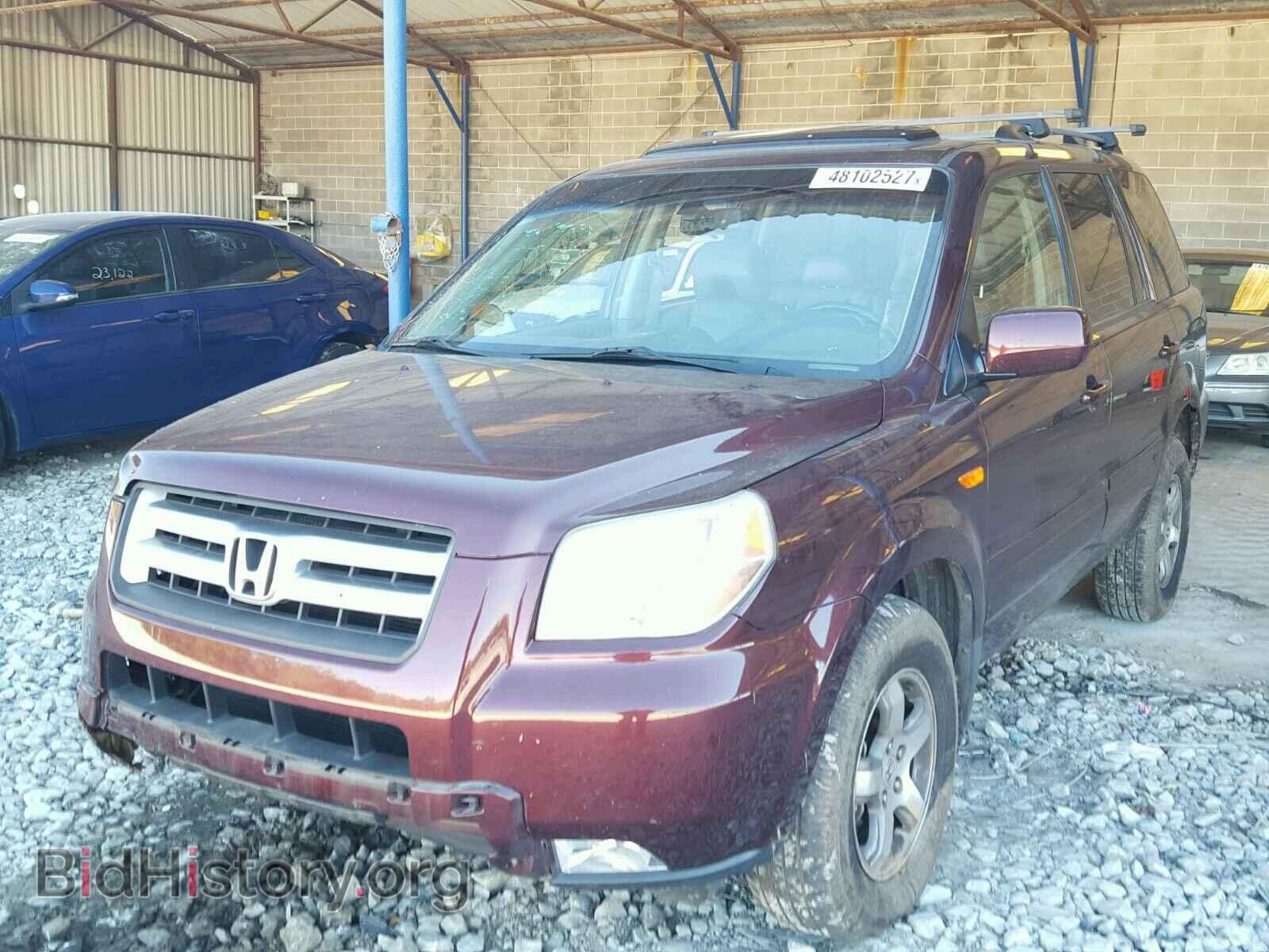 2007 HONDA PILOT - VIN: 2HKYF18627H503722 - Фото 2