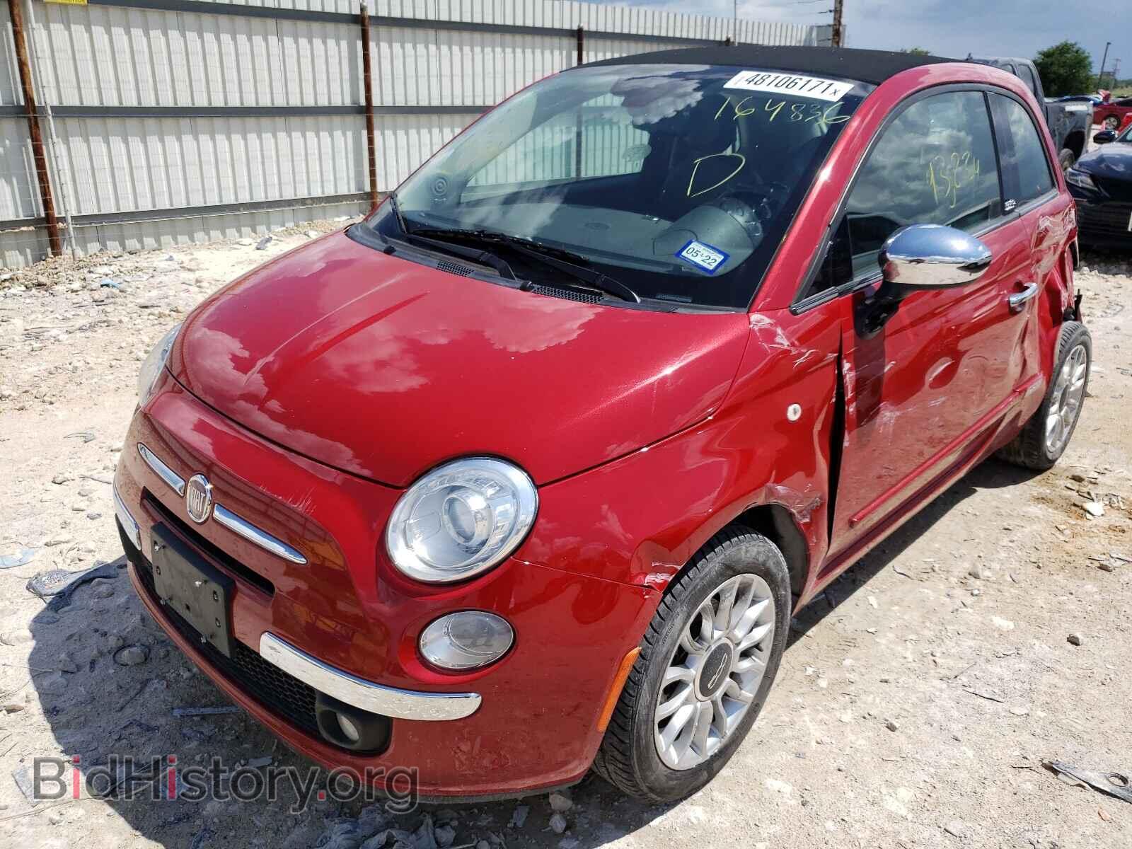 2012 FIAT 500 - VIN: 3C3CFFER2CT164836 - Фото 2