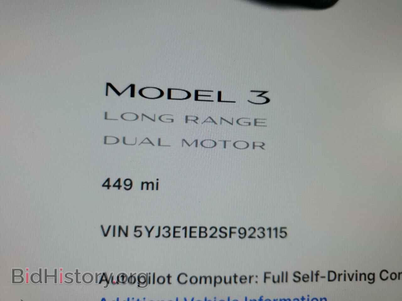 2025 TESLA MODEL 3 - VIN: 5YJ3E1EB2SF923115 - Photo 9