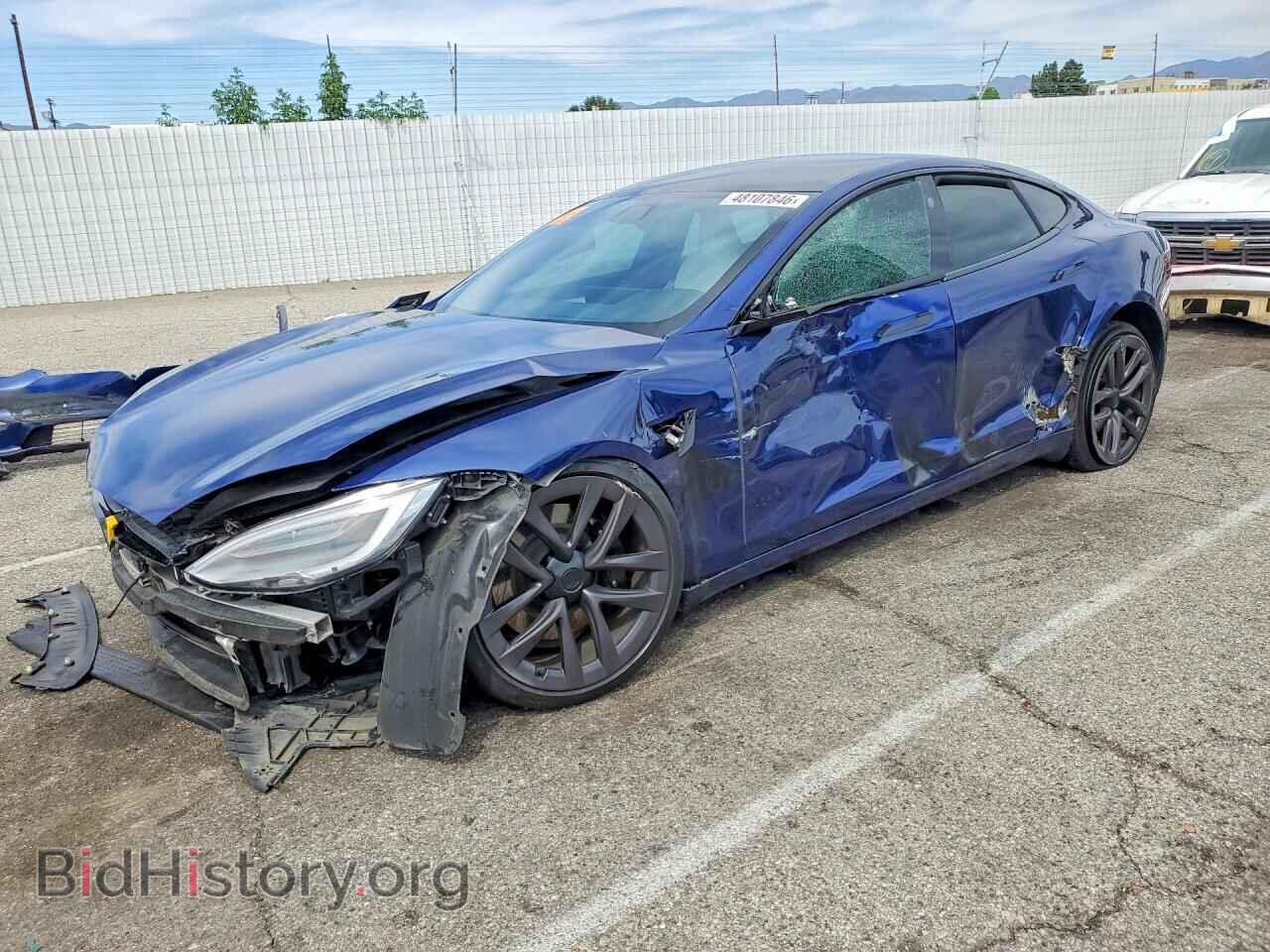 Photo 5YJSA1E55MF434194 - TESLA MODEL S 2021