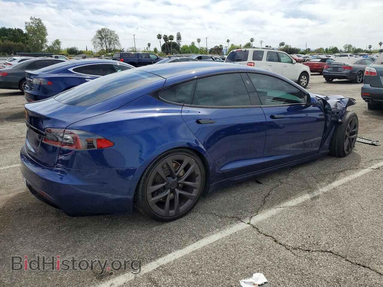 2021 TESLA MODEL S - VIN: 5YJSA1E55MF434194 - Фото 3