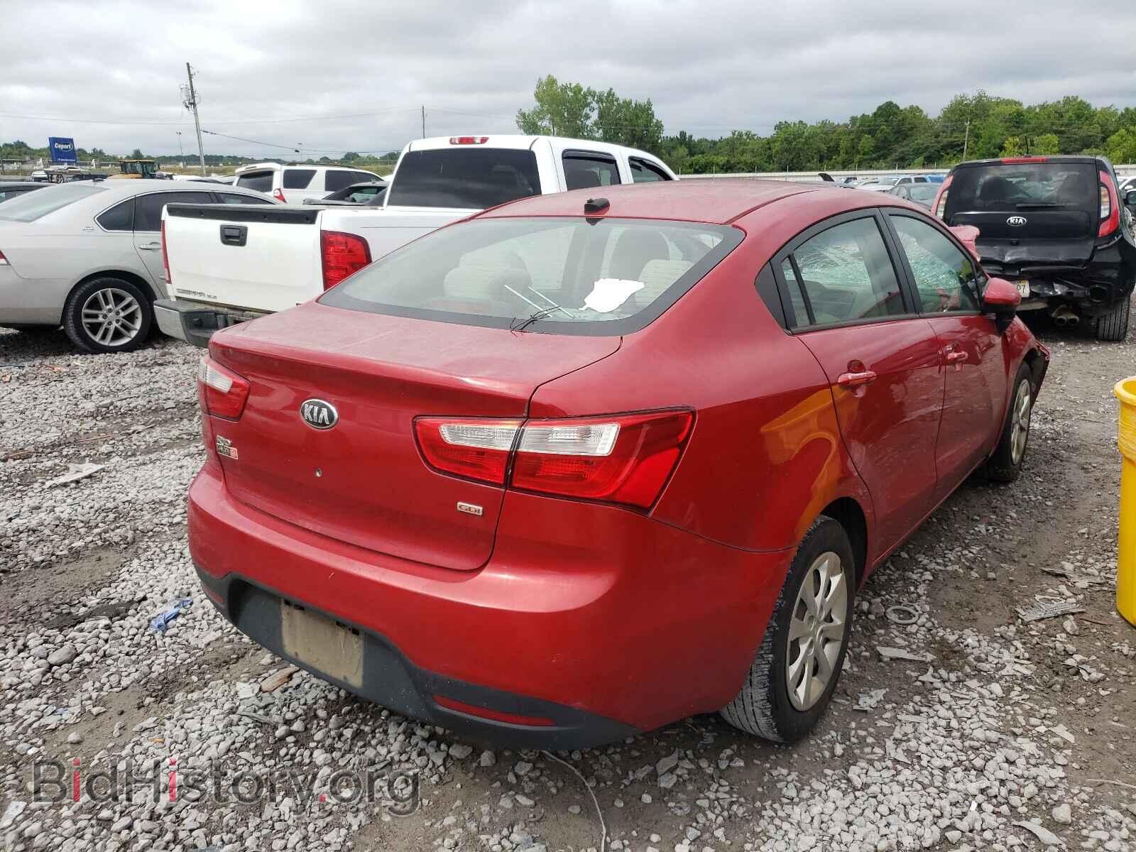 2013 KIA RIO - VIN: KNADM4A32D6266898 - Фото 4