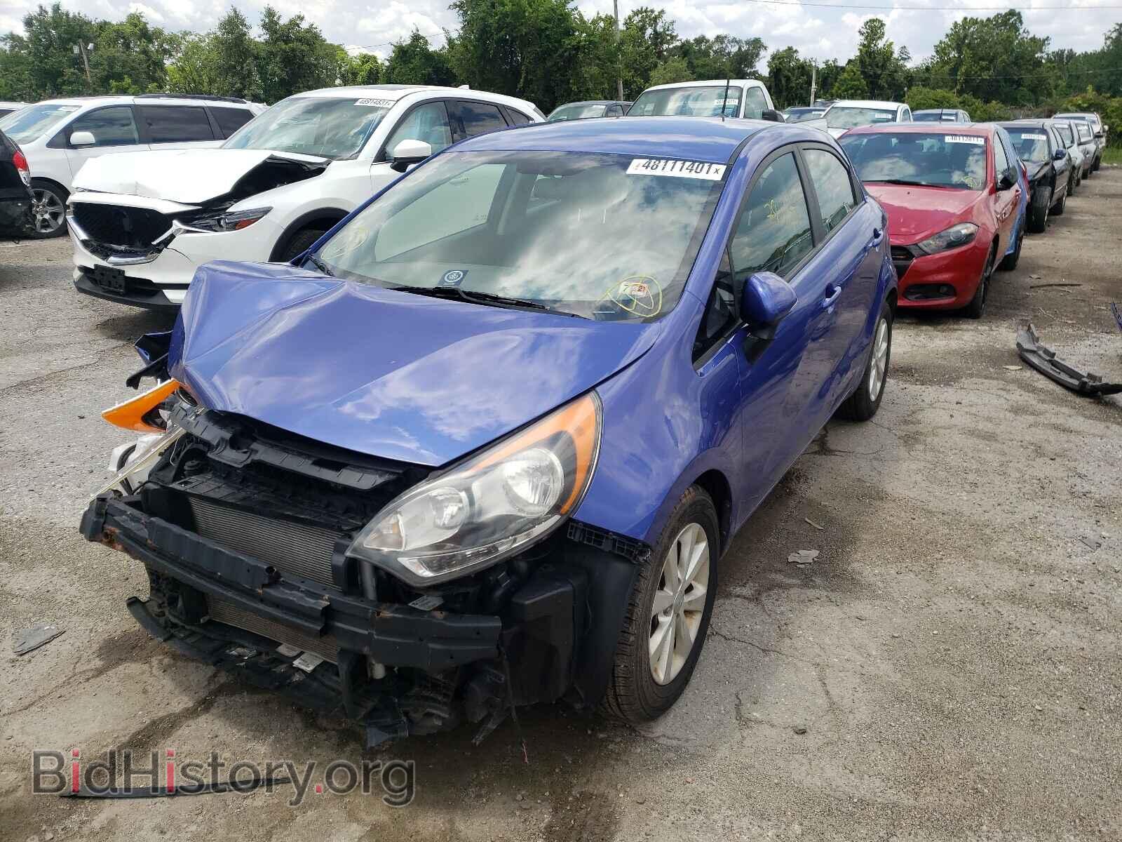 2013 KIA RIO - VIN: KNADN5A38D6281442 - Фото 2