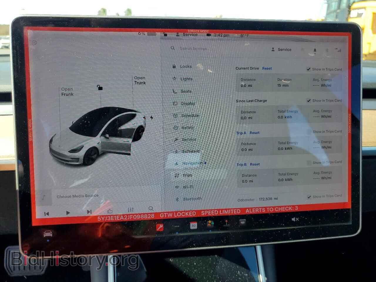 2018 TESLA MODEL 3 - VIN: 5YJ3E1EA2JF098828 - Фото 9
