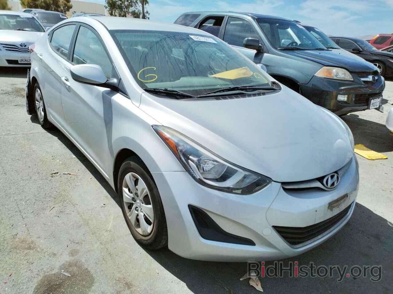 Photo KMHDH4AE7GU531089 - HYUNDAI ELANTRA 2016