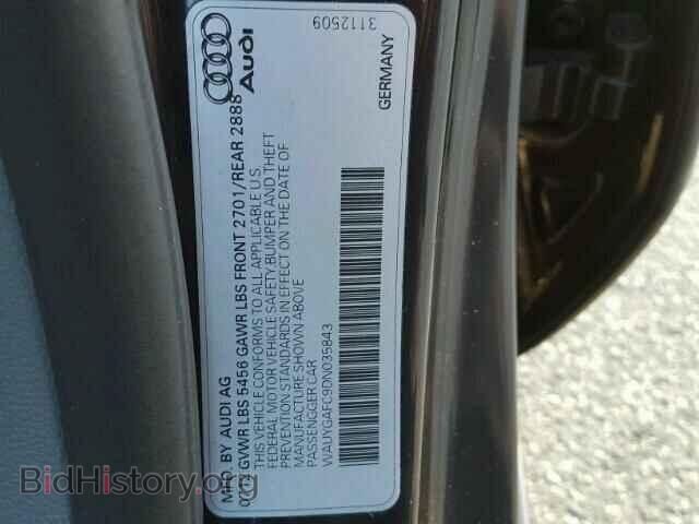 2013 AUDI A7 - VIN: WAUYGAFC9DN035843 - Фото 10