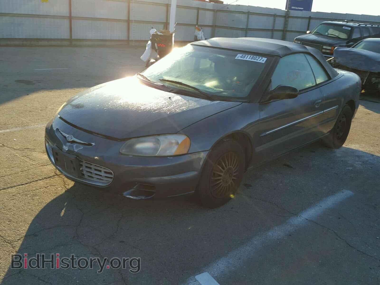 2002 CHRYSLER SEBRING - VIN: 1C3EL45RX2N272609 - Фото 2