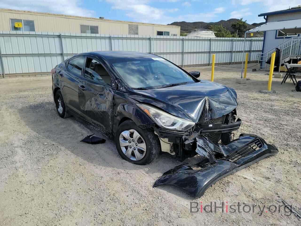 Photo KMHDH4AEXGU606013 - HYUNDAI ELANTRA 2016