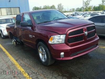 2017 RAM 1500 ST, red — VIN 1C6RR7KT9HS705951, Copart