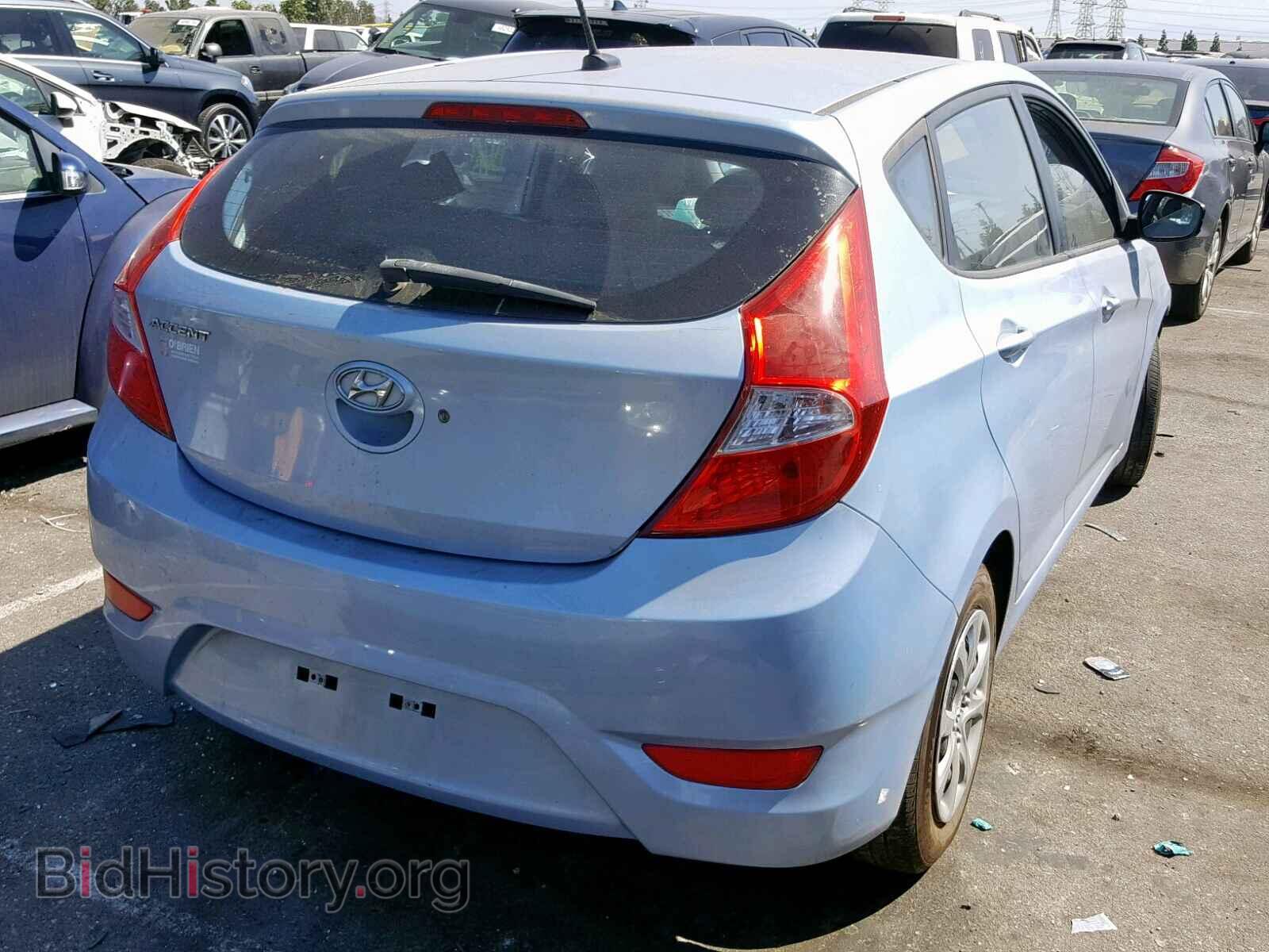2013 HYUNDAI ACCENT - VIN: KMHCT5AE1DU061363 - Фото 4