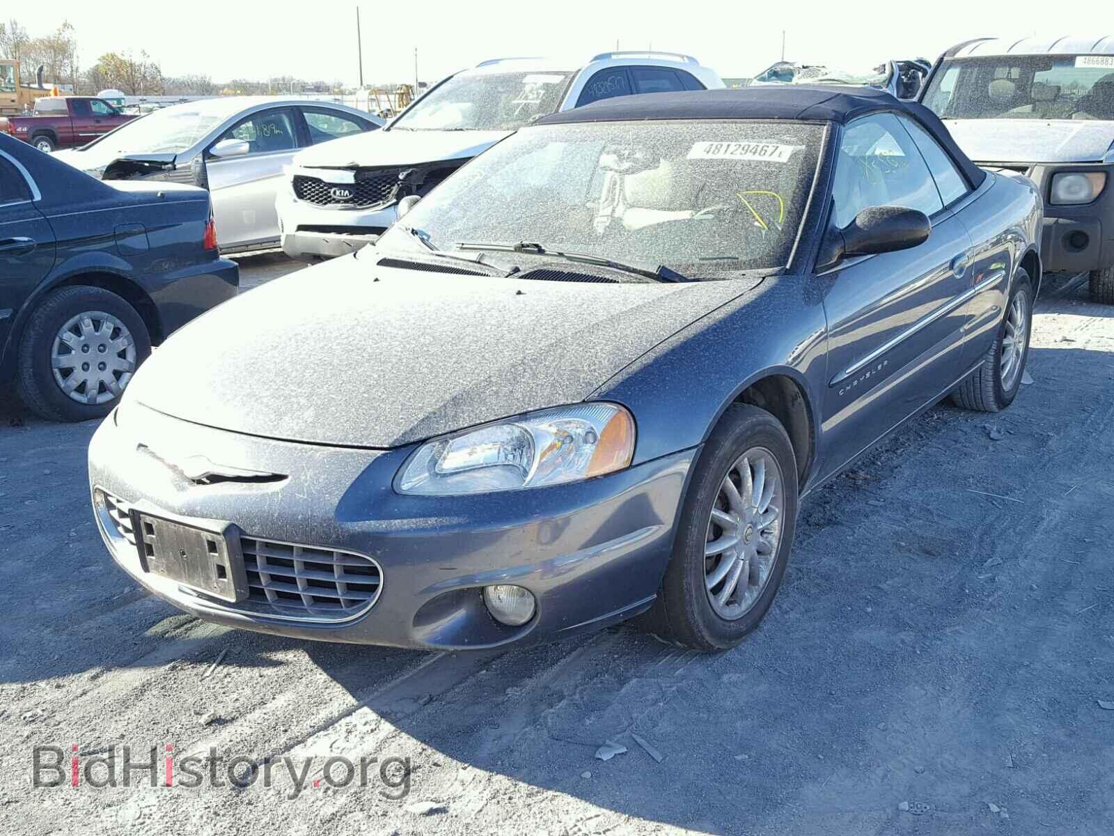 2001 CHRYSLER SEBRING - VIN: 1C3EL65U41N662345 - Фото 2