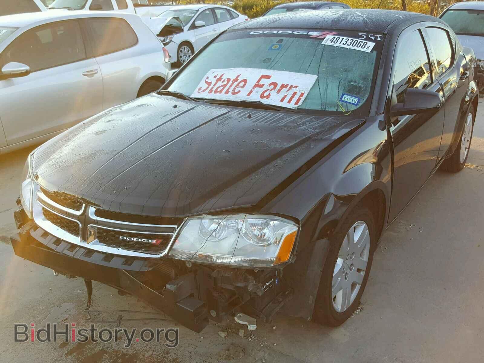 2014 DODGE AVENGER - VIN: 1C3CDZAB0EN140473 - Фото 2