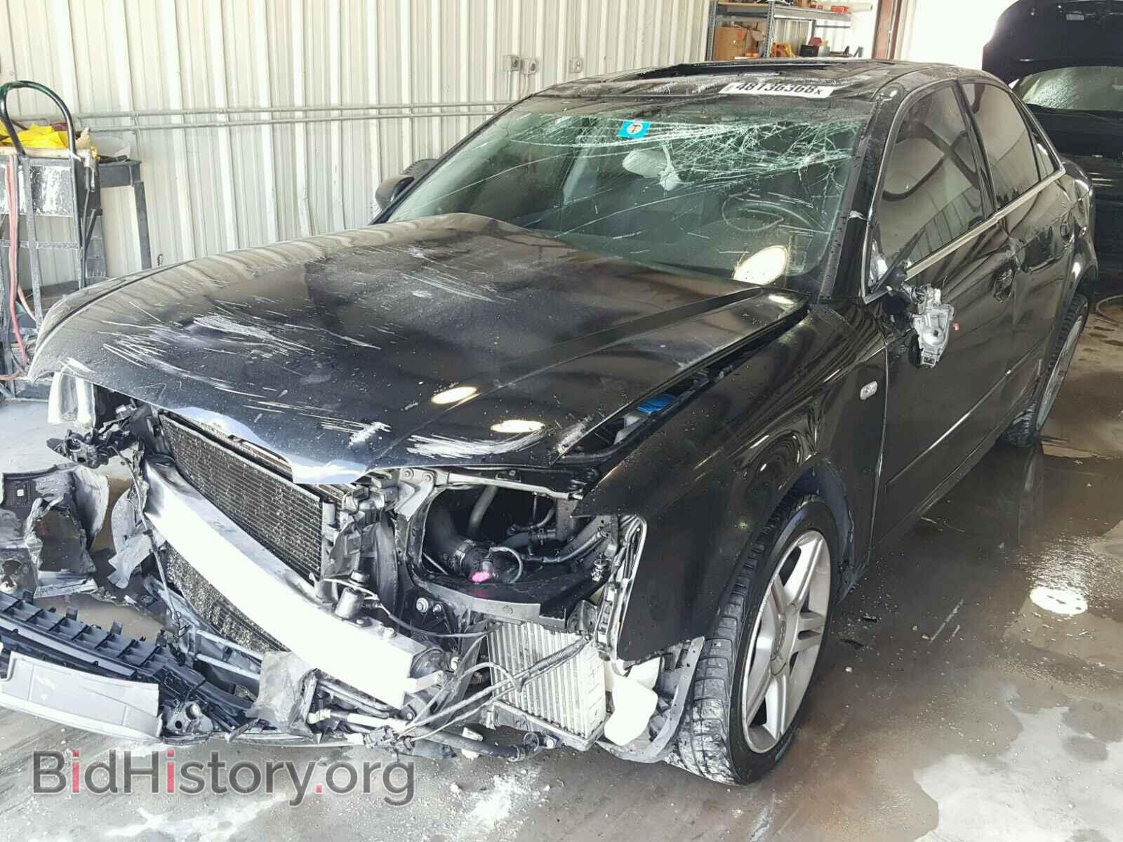 2008 AUDI A4 - VIN: WAUDF78EX8A127964 - Фото 2