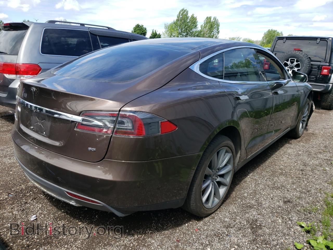 2014 TESLA MODEL S - VIN: 5YJSA1H10EFP41475 - Фото 4