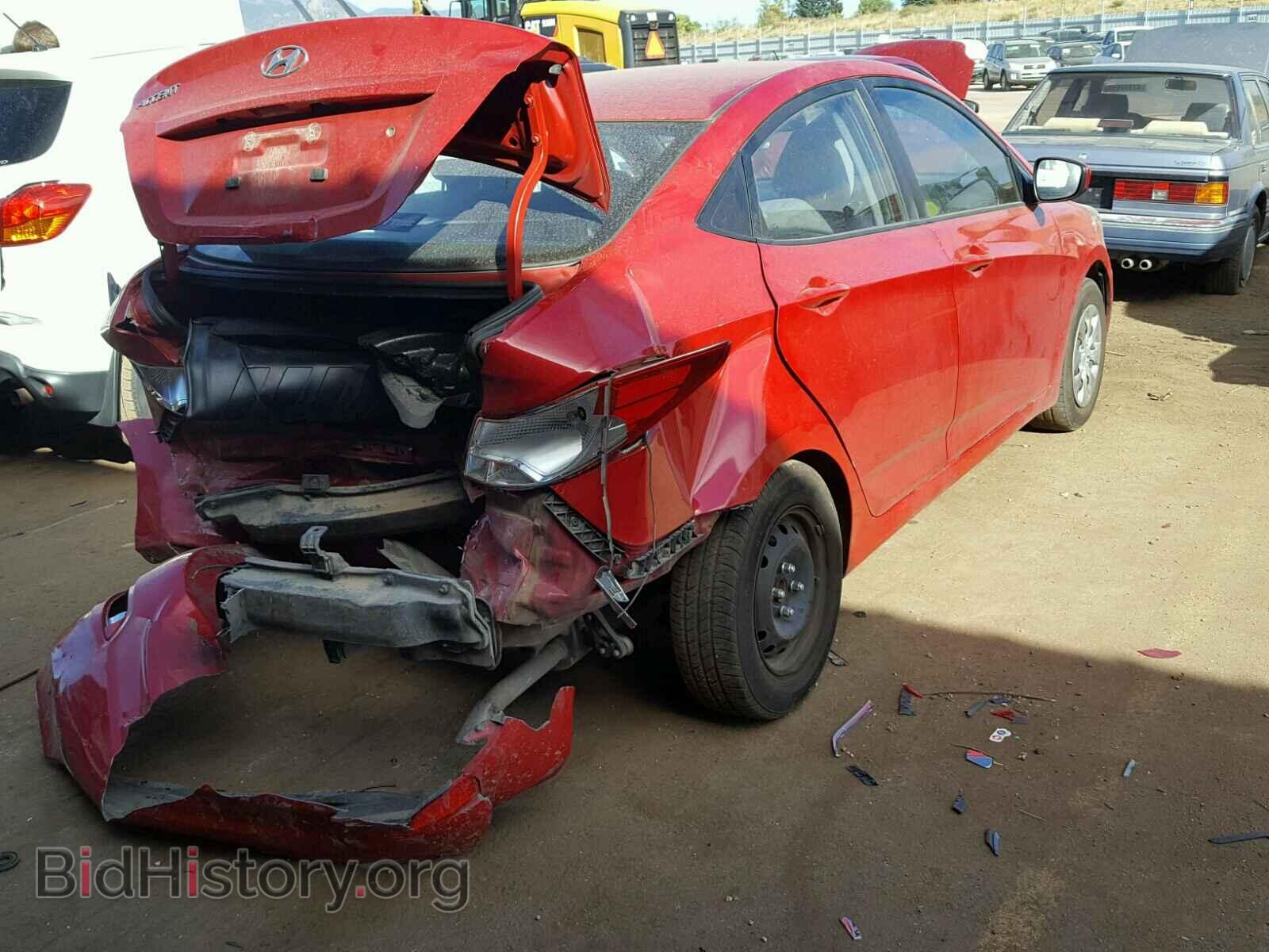 2016 HYUNDAI ACCENT - VIN: KMHCT4AE2GU052928 - Фото 4