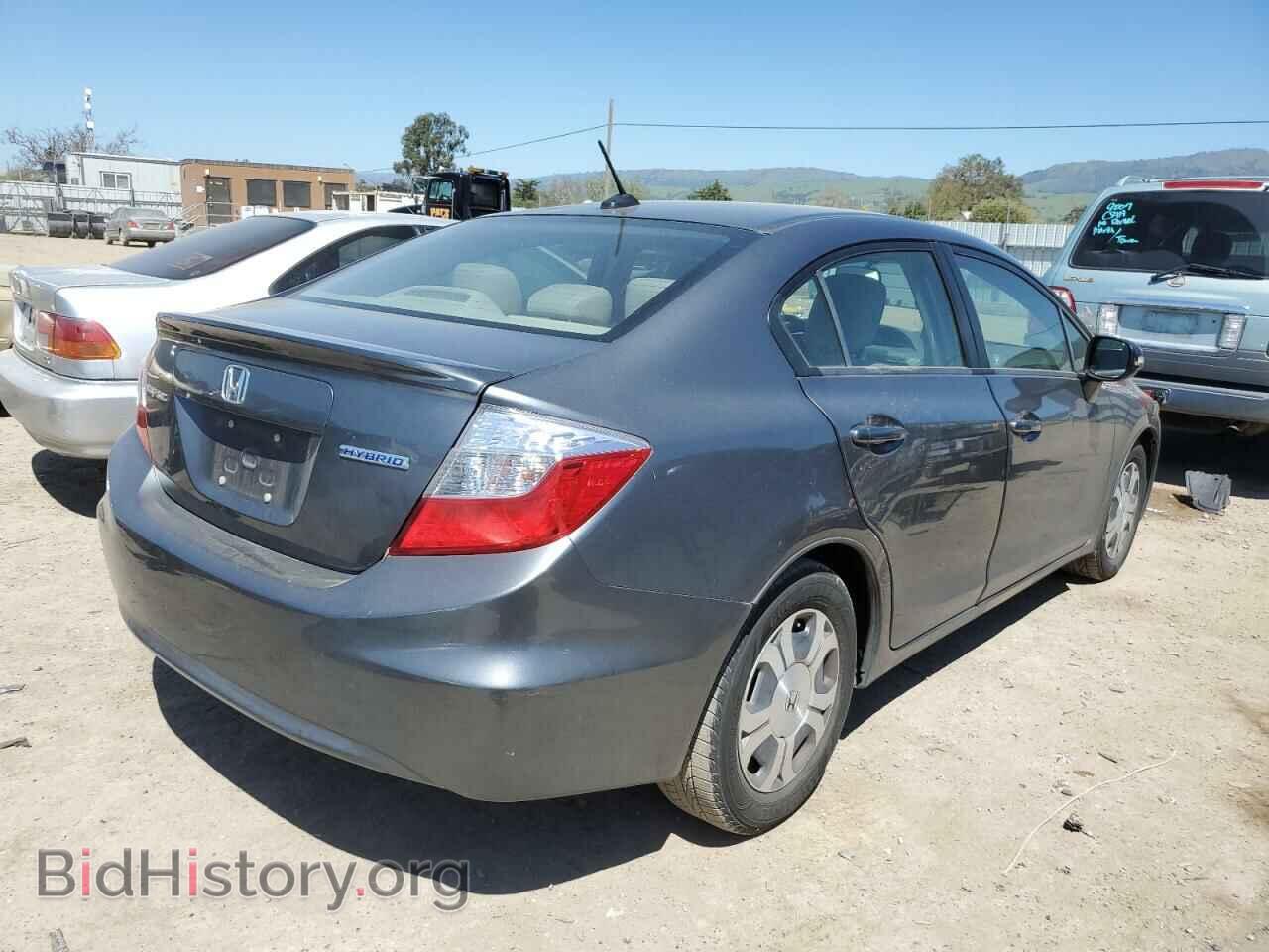2012 HONDA CIVIC - VIN: JHMFB4F31CS008368 - Photo 3