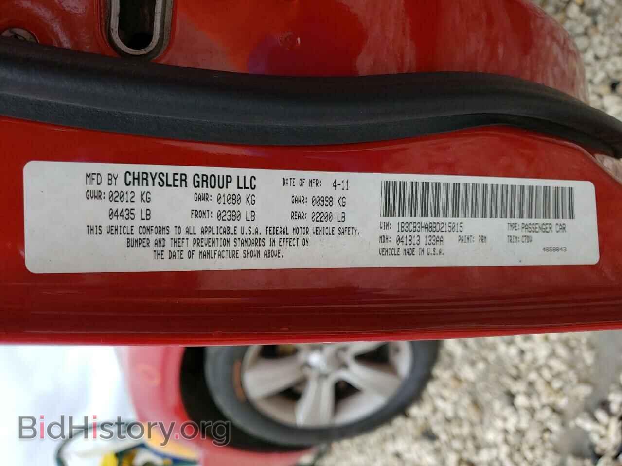 2011 DODGE CALIBER - VIN: 1B3CB3HA8BD215015 - Photo 12