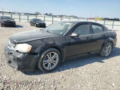 2013 Dodge AVENGER SE, black — VIN 1C3CDZAG1DN588375, Copart
