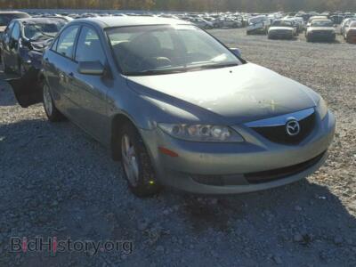 2005 Mazda 6 6 I, green — VIN 1YVHP80C055M20191, Copart