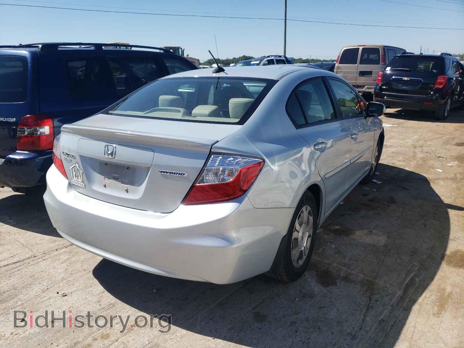 2012 HONDA CIVIC - VIN: JHMFB4F29CS003104 - Фото 4