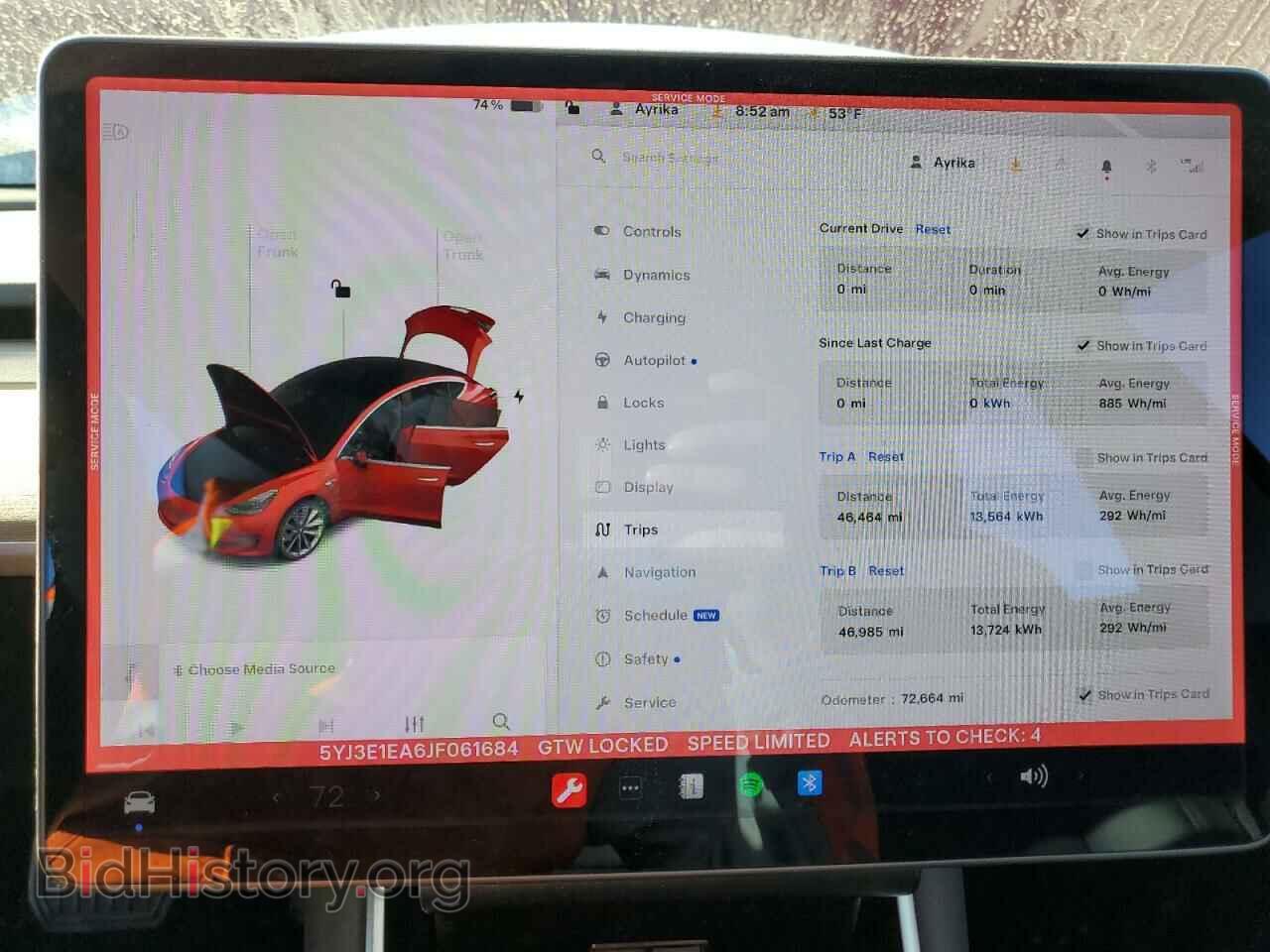 2018 TESLA MODEL 3 - VIN: 5YJ3E1EA6JF061684 - Photo 9