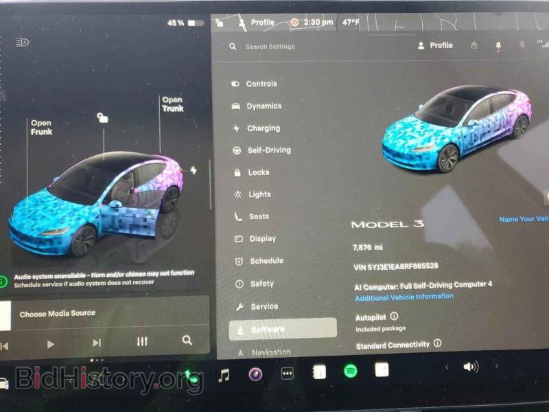 2024 Tesla MODEL 3 (VIN 5YJ3E1EA8RF865528) — photo 9 of 12
