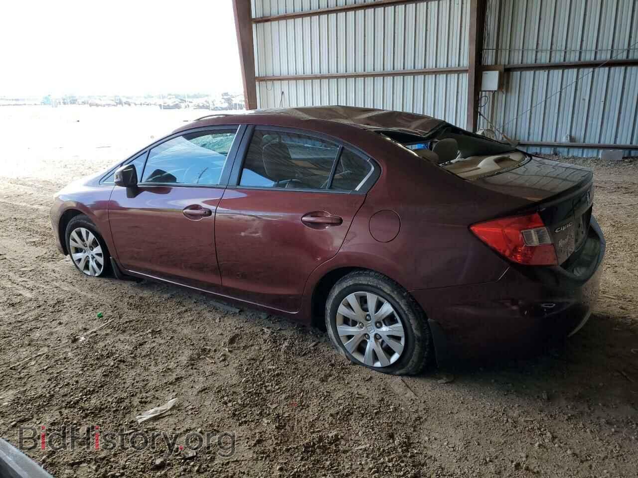 2012 HONDA CIVIC - VIN: 2HGFB2F58CH565584 - Фото 2