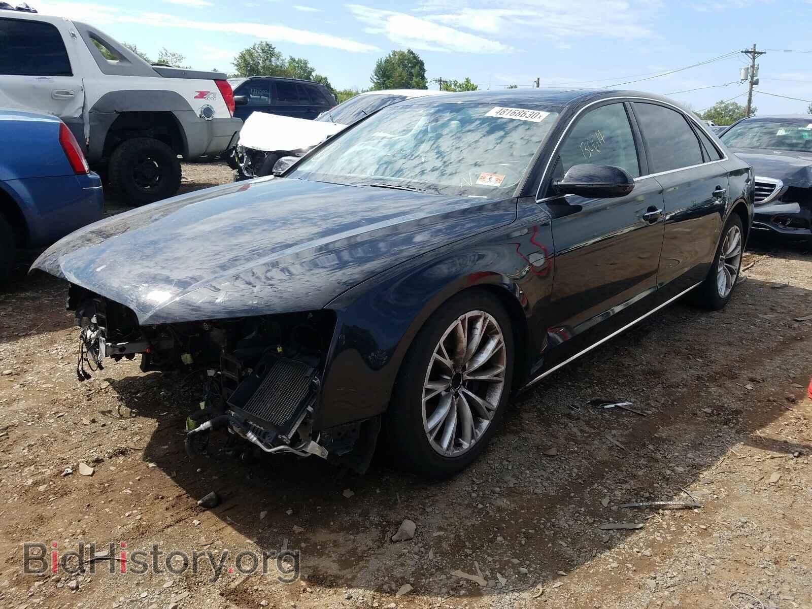 2013 AUDI A8 - VIN: WAURGAFD2DN000509 - Фото 2