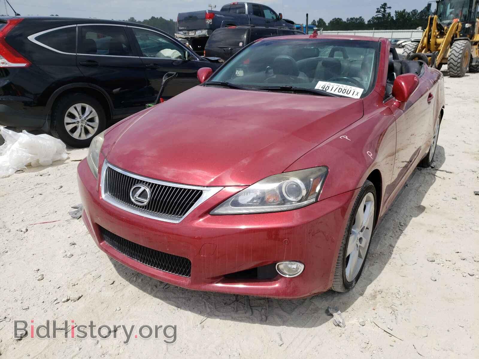 2011 LEXUS IS - VIN: JTHFE2C2XB2505313 - Фото 2