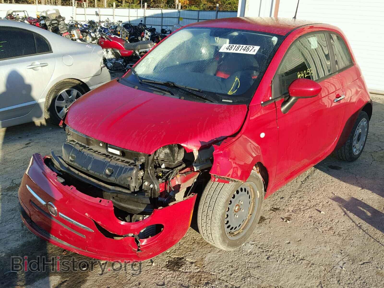 2012 FIAT 500 - VIN: 3C3CFFAR6CT108839 - Фото 2