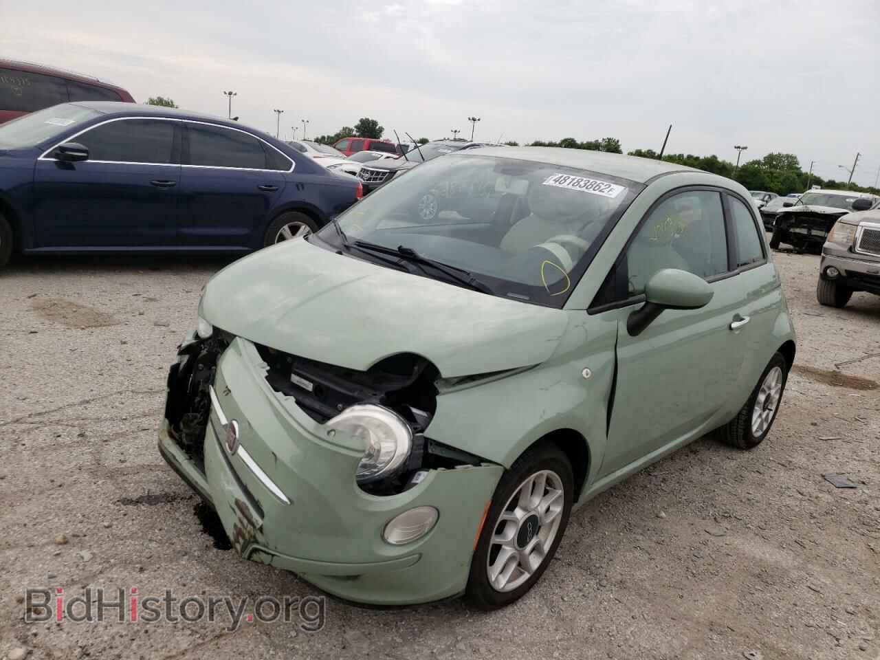 2012 FIAT 500 - VIN: 3C3CFFAR1CT110806 - Фото 2
