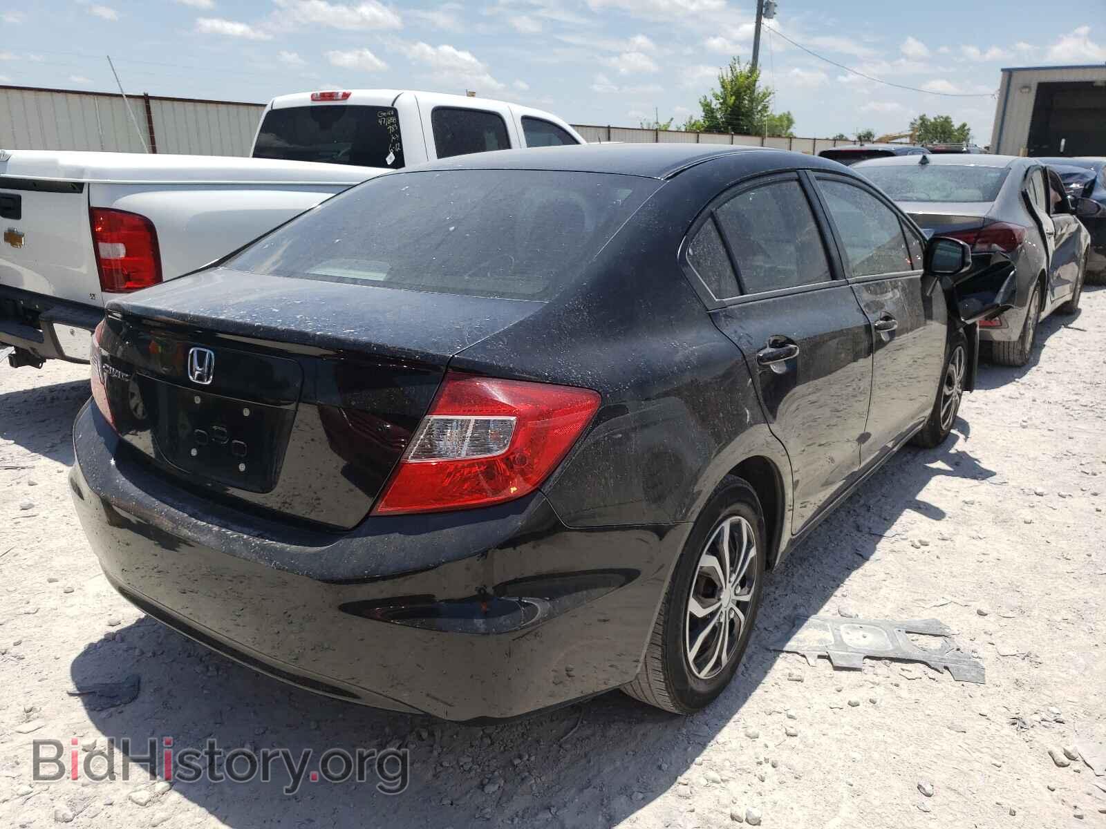 2012 HONDA CIVIC - VIN: 2HGFB2F56CH322422 - Фото 4