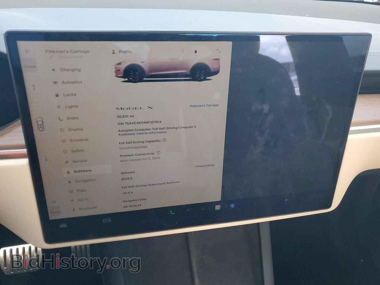 2022 TESLA MODEL X - VIN: 7SAXCAE54NF357614 - Photo 9