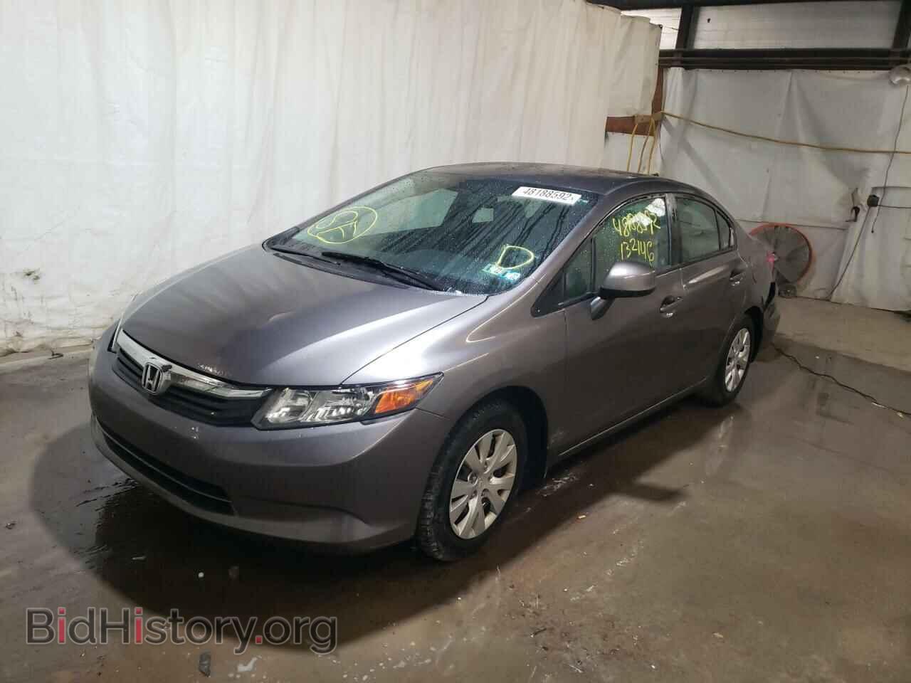 2012 HONDA CIVIC - VIN: 19XFB2F52CE362216 - Фото 2