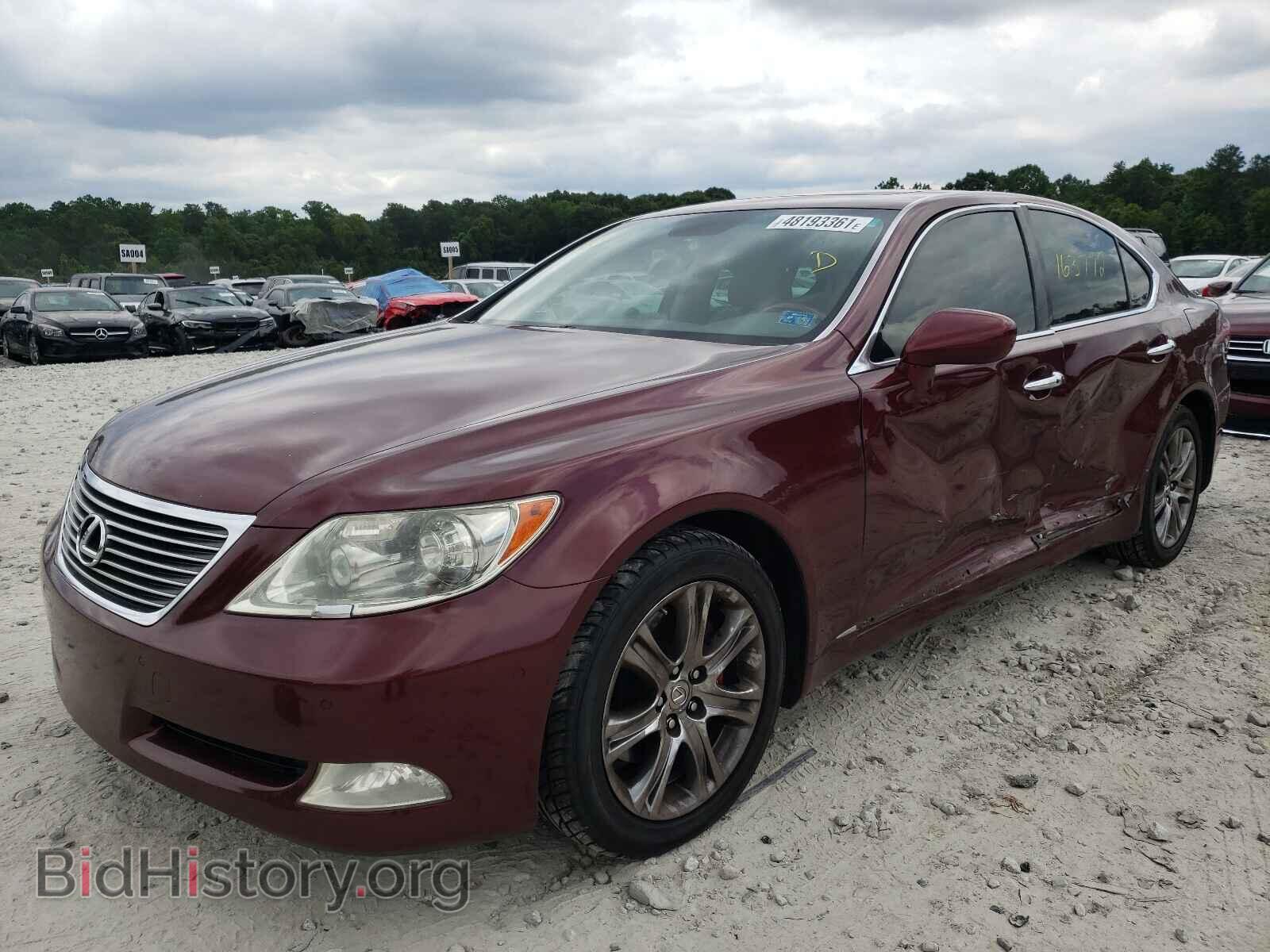 2008 LEXUS LS460 - VIN: JTHBL46F485060413 - Фото 2