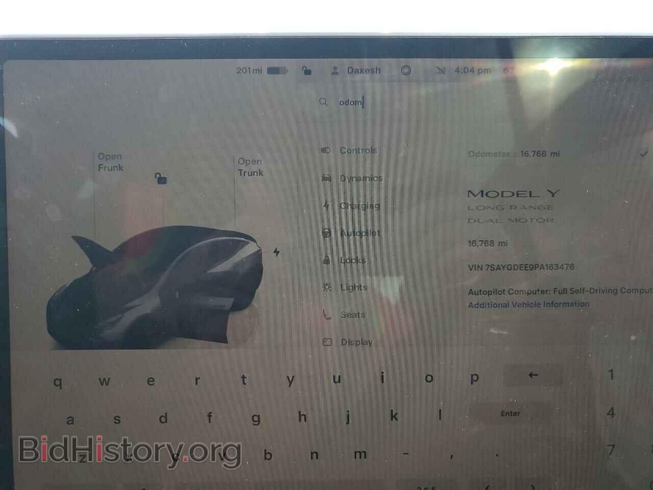 2023 TESLA MODEL Y - VIN: 7SAYGDEE9PA163476 - Фото 9
