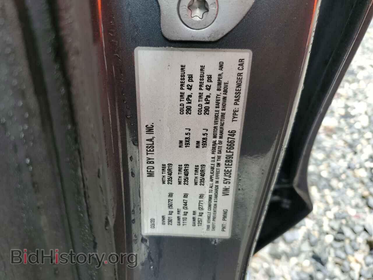 2020 TESLA MODEL 3 - VIN: 5YJ3E1EB9LF666746 - Photo 12