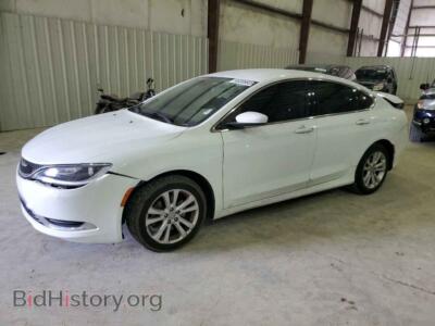 2015 Chrysler 200 Limited, белый — VIN 1C3CCCAB9FN639936, Copart
