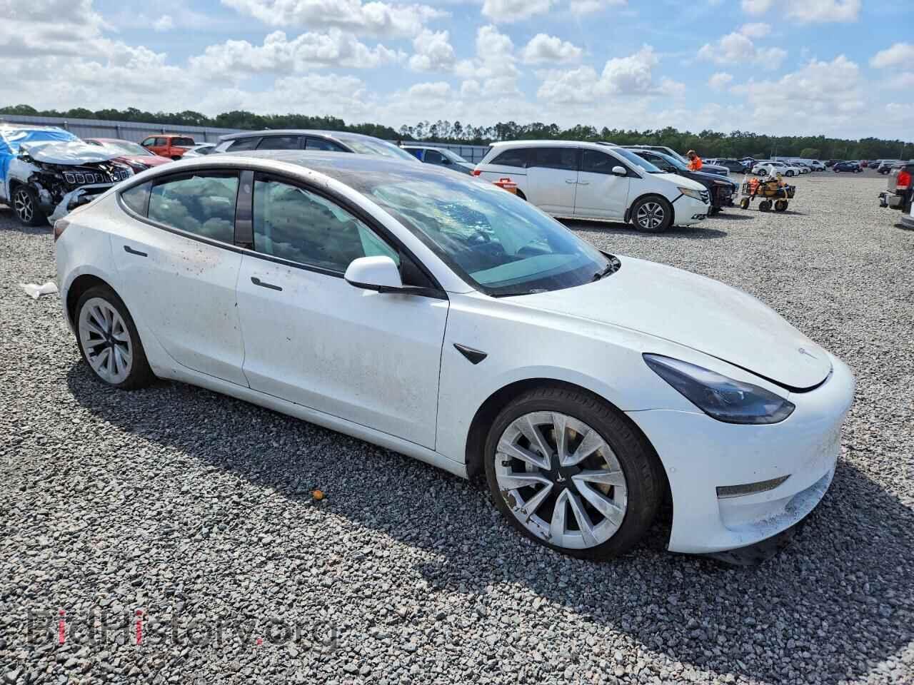 2022 TESLA MODEL 3 - VIN: 5YJ3E1EA0NF369214 - Фото 4