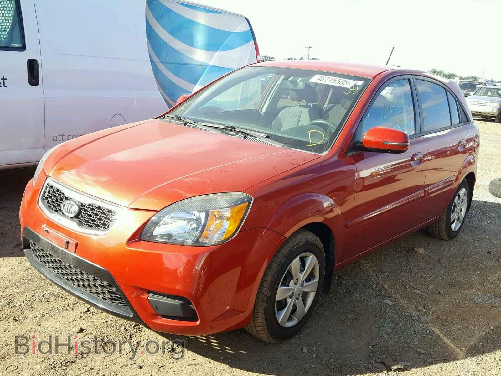 2011 KIA RIO BASE - VIN: KNADH5A36B6762651 - Фото 2