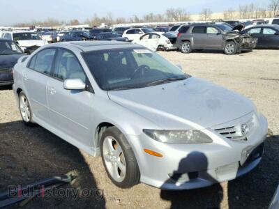 2005 Mazda 6 6 I, gray — VIN 1YVHP84C955M45441, Copart