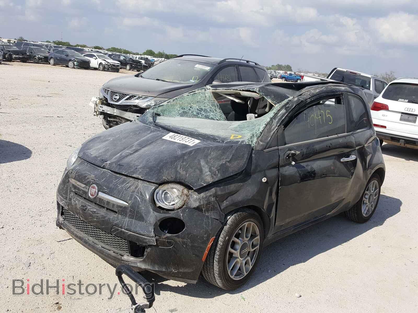 2012 FIAT 500 - VIN: 3C3CFFAR8CT348930 - Фото 2