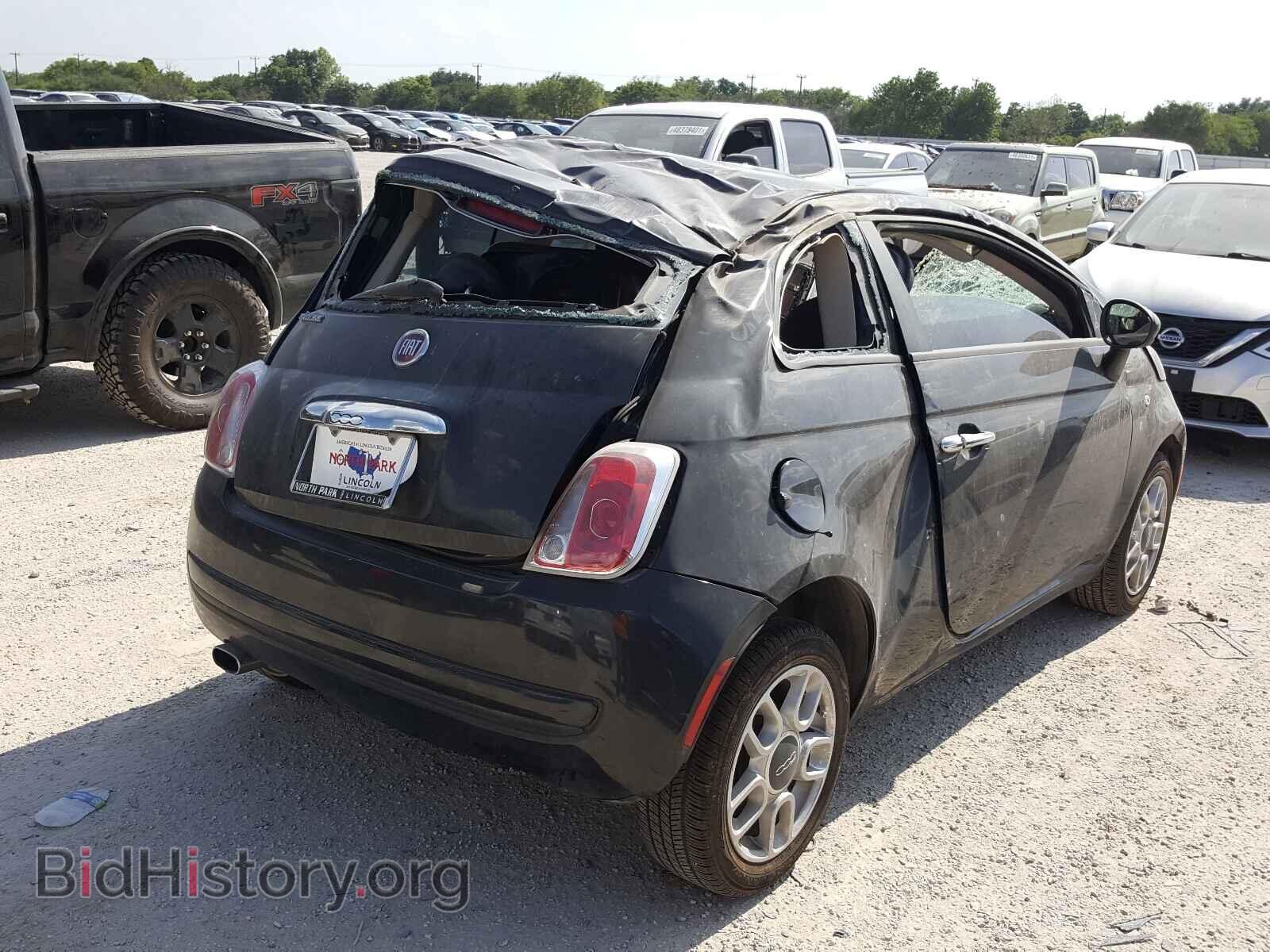 2012 FIAT 500 - VIN: 3C3CFFAR8CT348930 - Фото 4