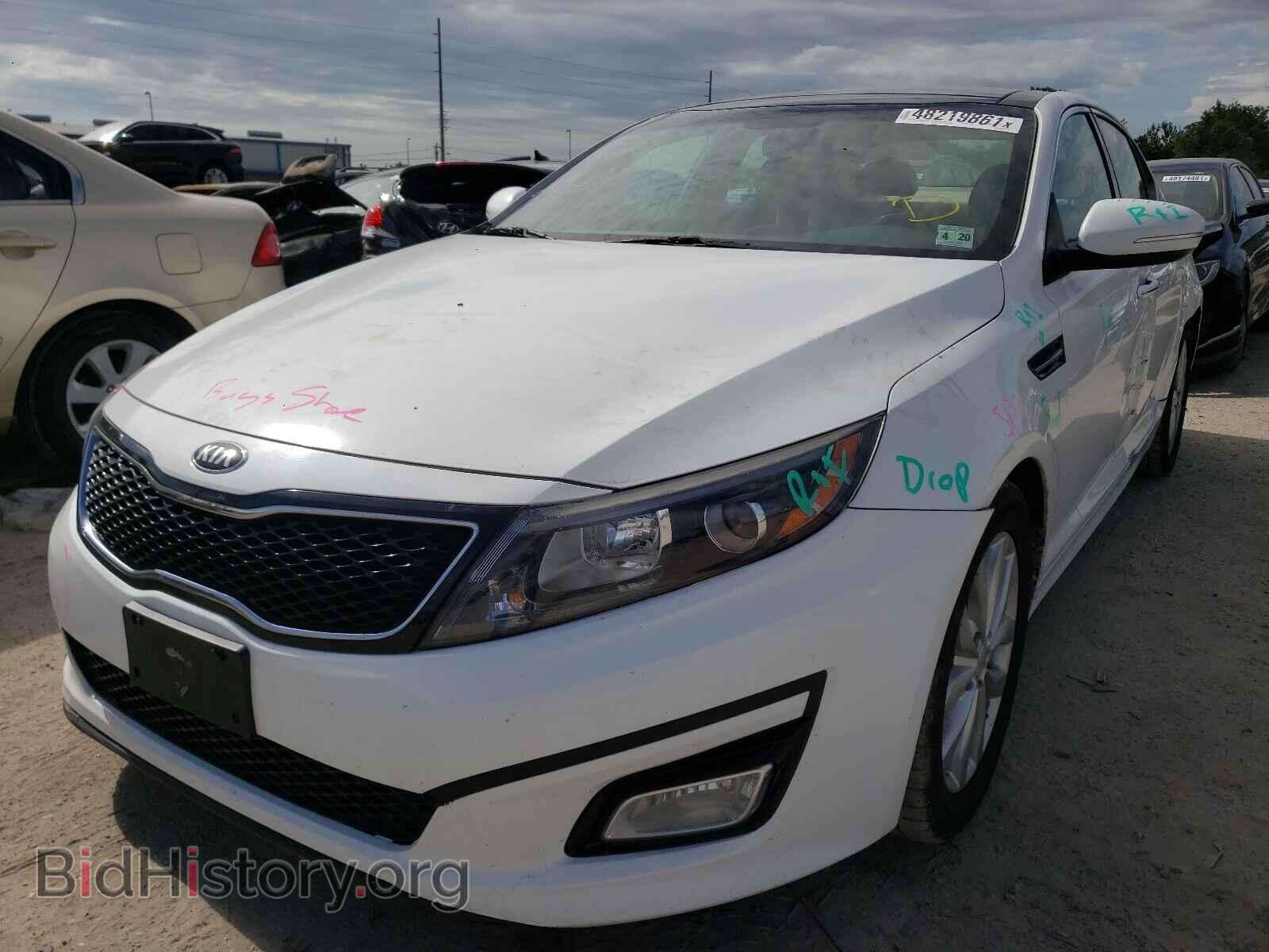 2015 KIA OPTIMA - VIN: 5XXGN4A70FG432677 - Фото 2