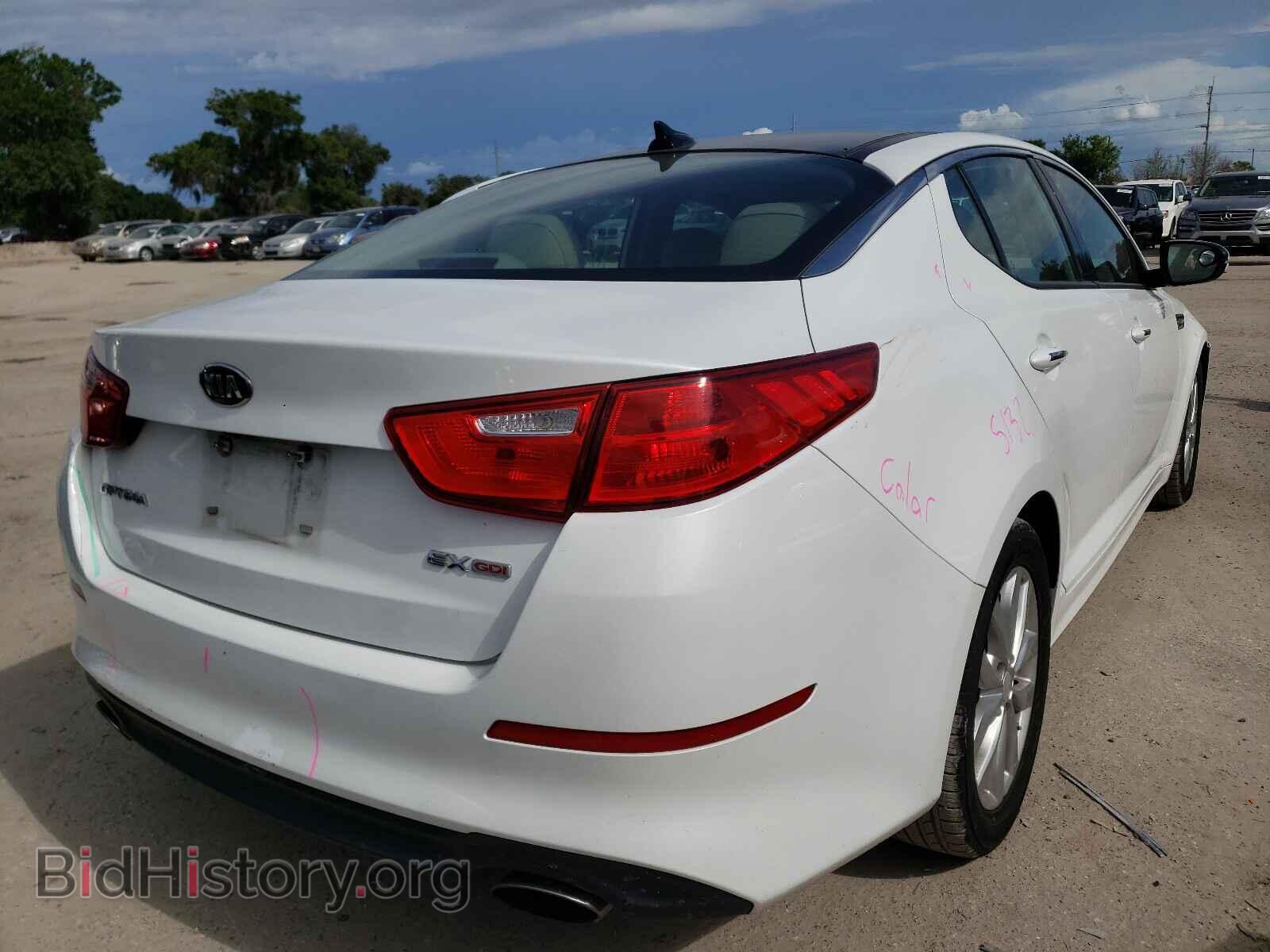 2015 KIA OPTIMA - VIN: 5XXGN4A70FG432677 - Фото 4