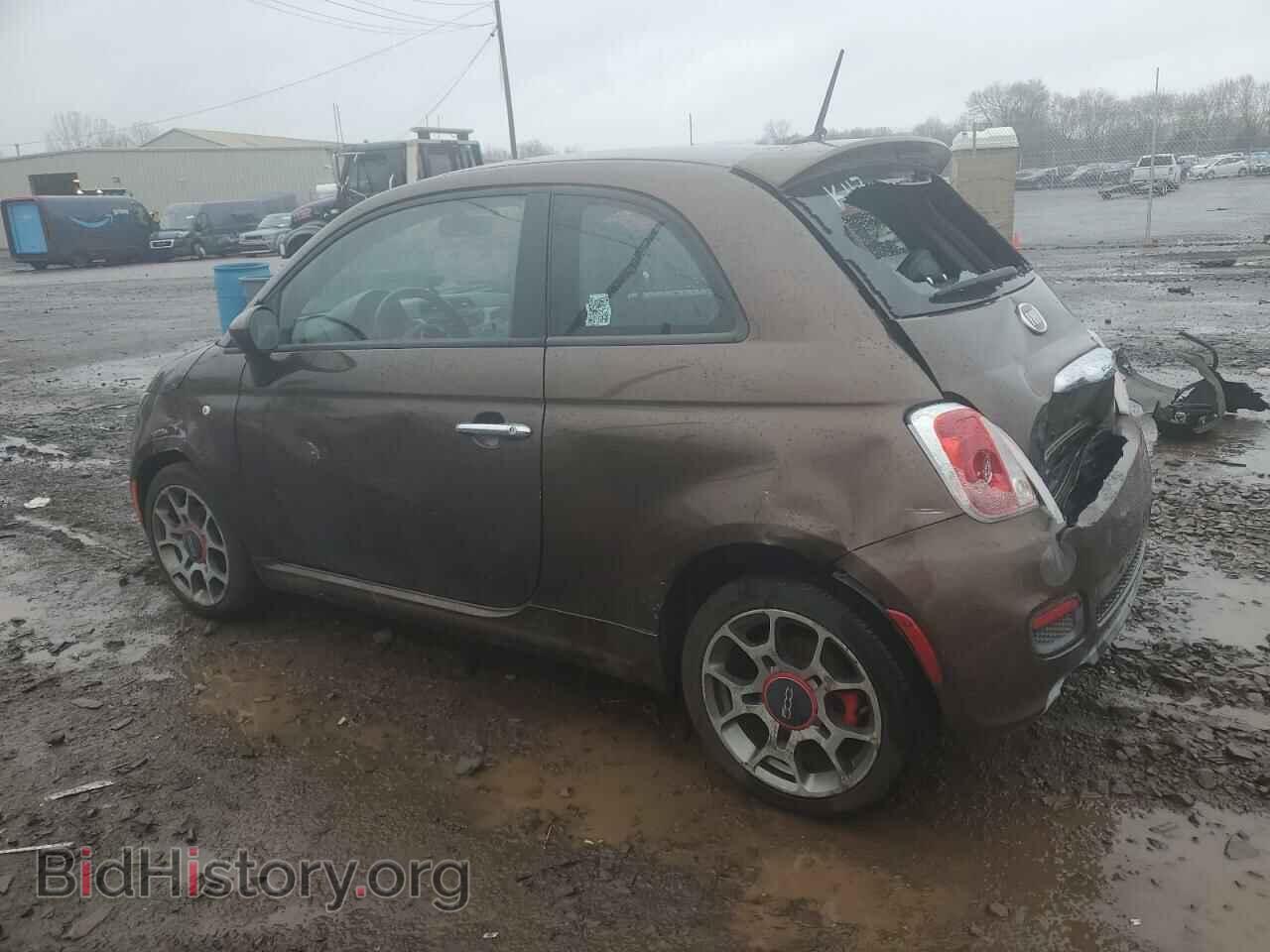 2013 FIAT 500 - VIN: 3C3CFFBR2DT544460 - Фото 2