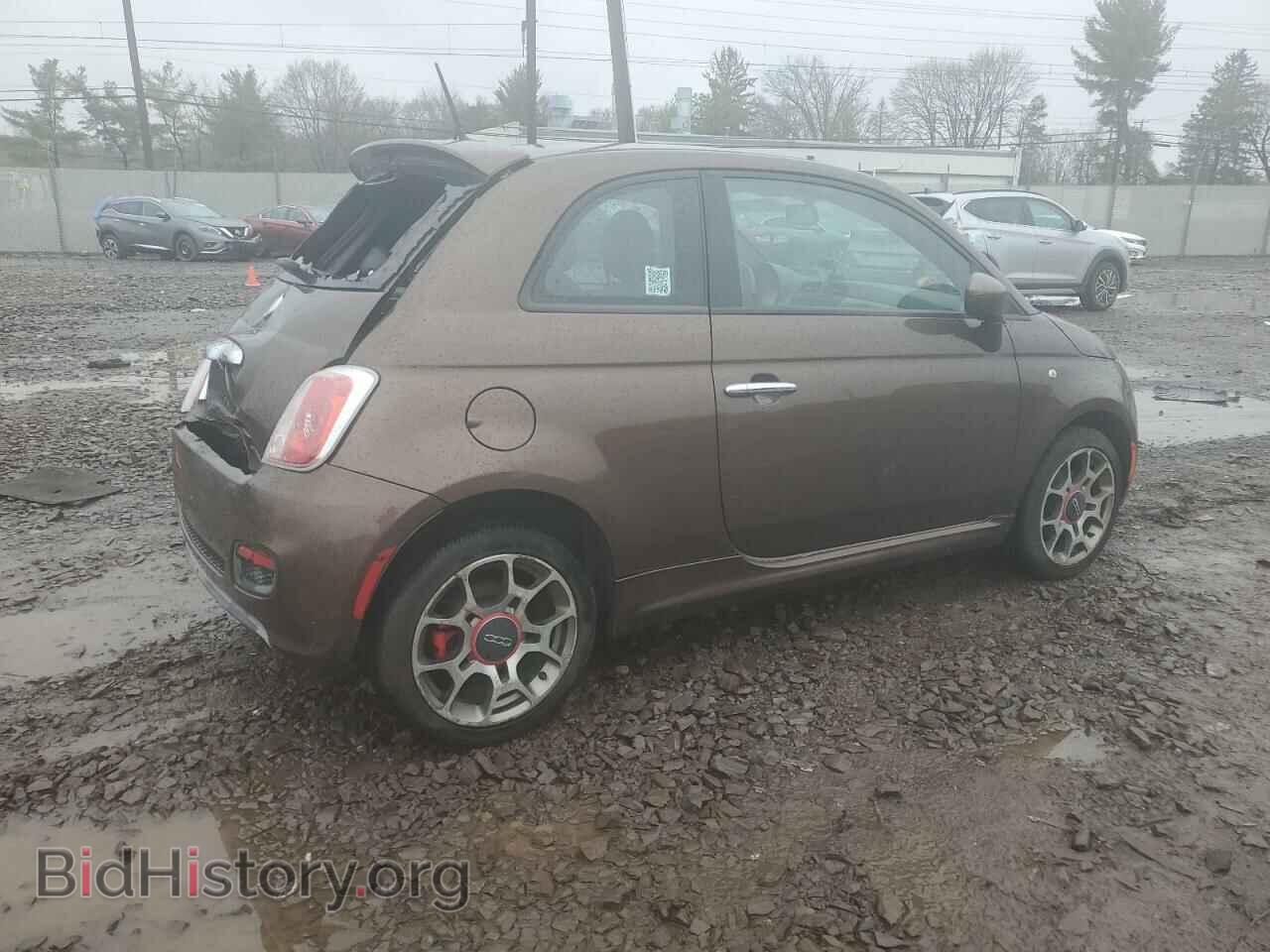 2013 FIAT 500 - VIN: 3C3CFFBR2DT544460 - Фото 3