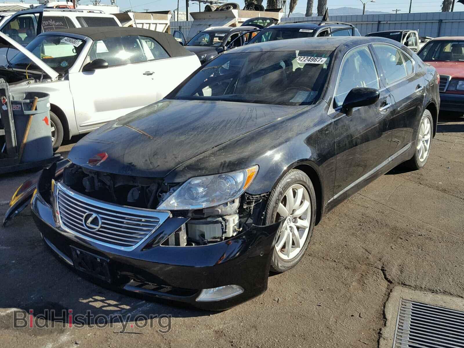 2007 LEXUS LS460 - VIN: JTHBL46F575018217 - Фото 2