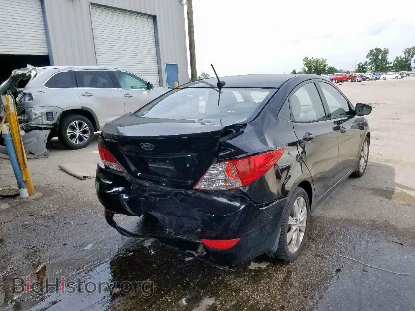2013 HYUNDAI ACCENT - VIN: KMHCU4AE6DU282741 - Фото 4